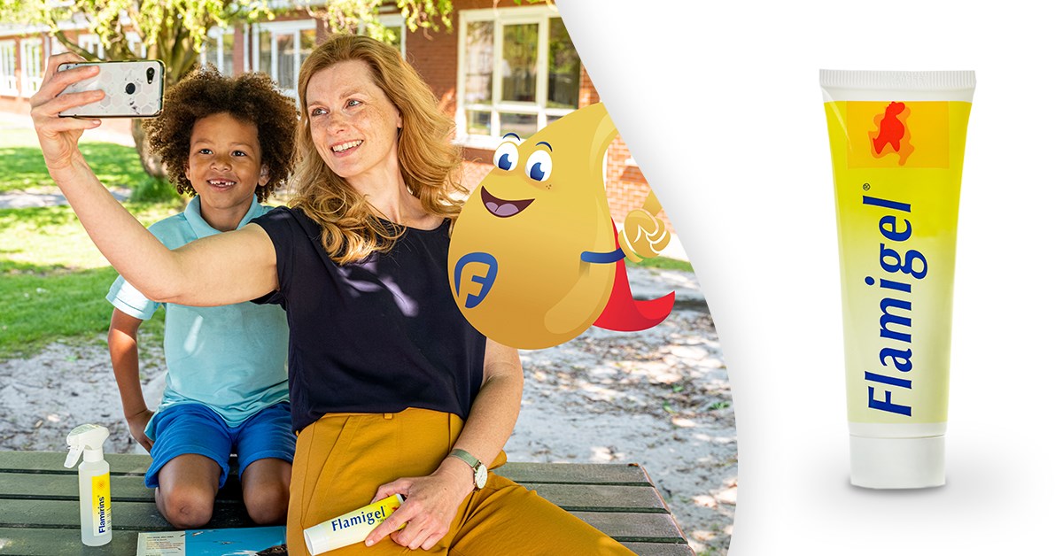 #Brandhome developed a new campaign for #Flamigel🧡💫 #Flamigel is an innovative gel that contributes to faster wound healing and the prevention of scar formation. Flamigel is always there to help you out! Therefore, we’ve created the “Flami is your best friend” campaign.