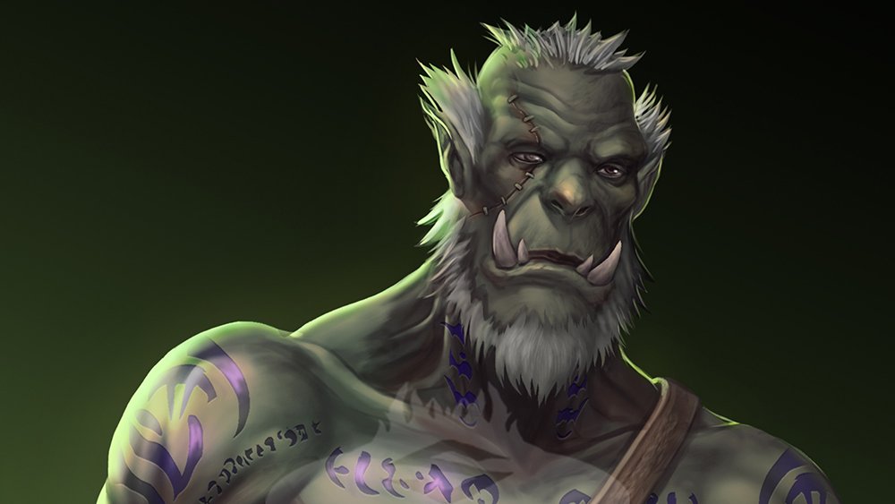 Sketches are so fun and quick to make :D. #old. #orc. #art. 