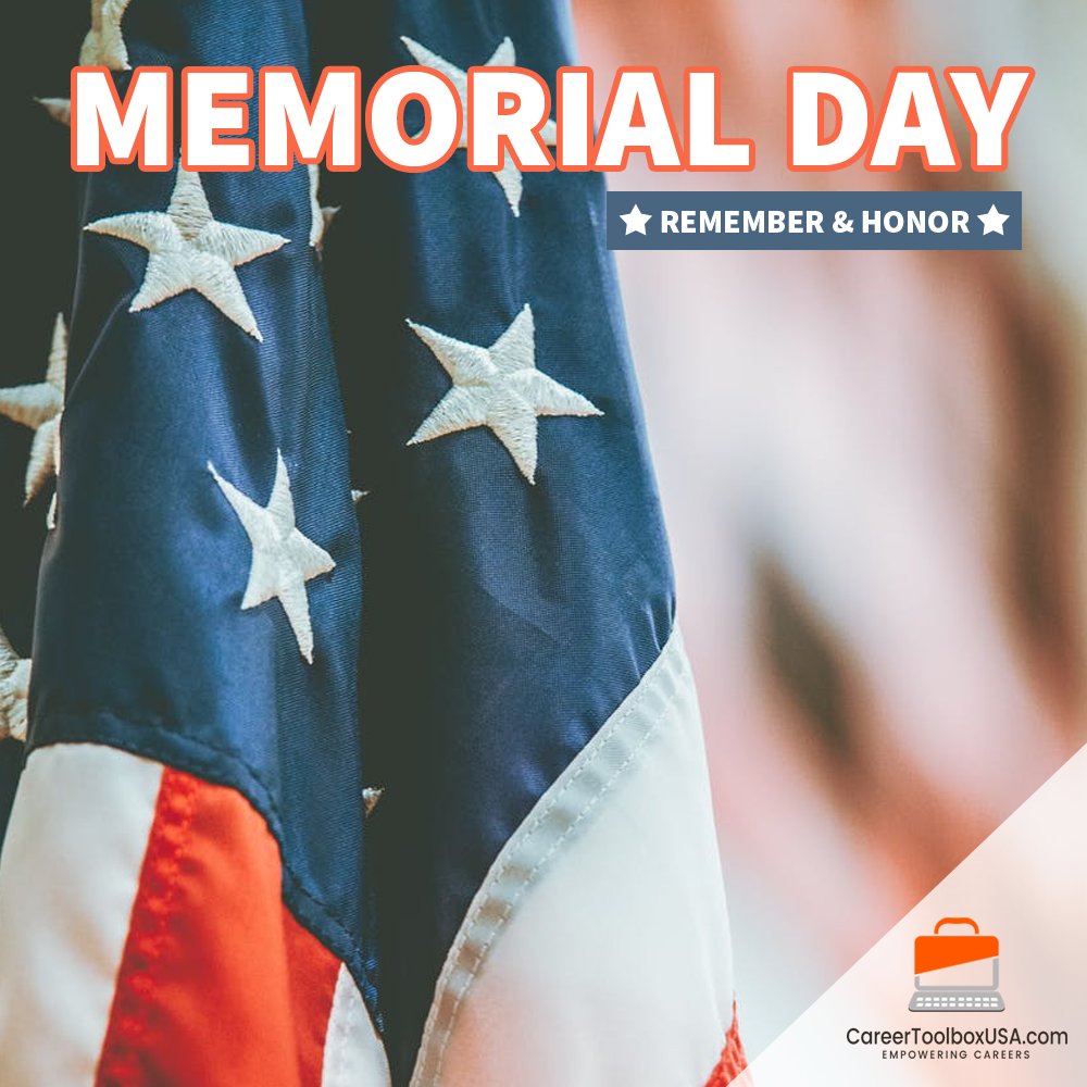 Happy Memorial Day everyone! Let's always remember the reason for this day.