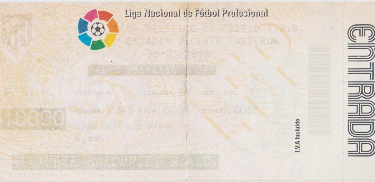 Hace 24 años ganamos el doblete! Qué recuerdos!! Aúpa Atleti!!