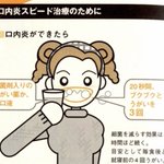 口内炎を爆速で直す方法。イソジンで毎食後と就寝前に「20秒うがいを３回」すればいい。