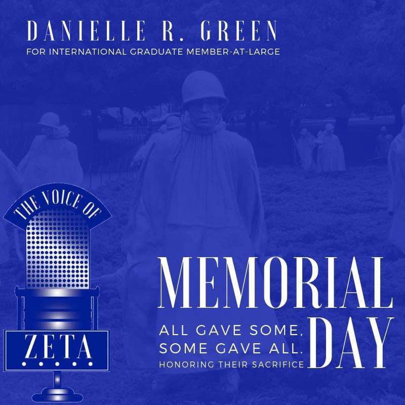 thevoiceofzeta's tweet photo. Remembering those who have sacrificed this Memorial Day!
_____
#ADialogueWithDanielle
#BeAVoice
#CommittedToBeingYourVoice
#Educate
#Empower
#Engage
#ExecuteInExcellence
#LetsTalkZeta
#TheVoiceOfZeta
#ZetaSpeaks https://t.co/vHEiEjB01H
