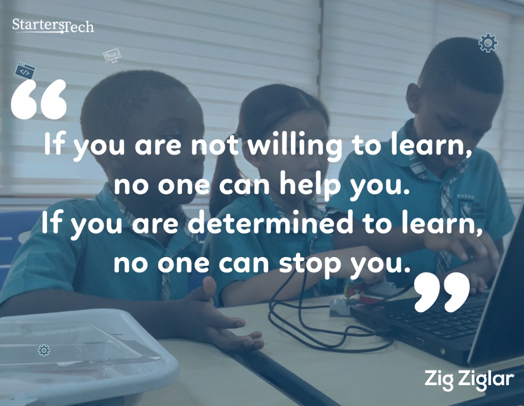 StartersTech's tweet photo. Be determined and no one can stop you from achieving that dream.
.
.
.
#MondayMotivaton #mondaythoughts #quoteoftheday #learning #Learningathome #learntocode #Unstoppable #starterstech #starterspoint https://t.co/rp43cF6WLH
