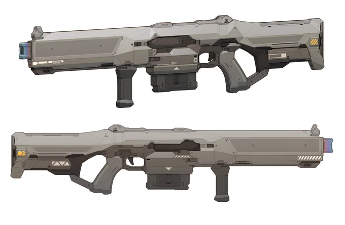 Arclite I.A.R (Impact Assault rifle) concept 2.5D 
