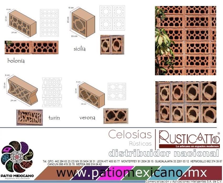 Rusticatto, Celosías