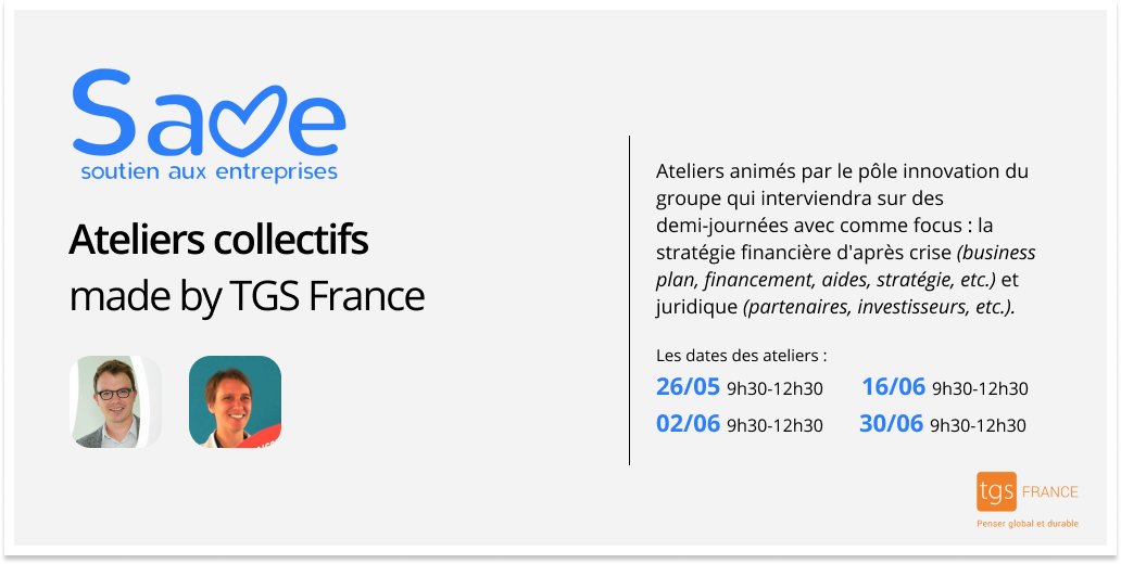 takeadesk's tweet photo. // PROGRAMME SAVE 💙

👉 Ateliers animés sur la stratégie financière d'après crise et questions juridiques
👨@MorinoMarie, @al_chopin, TGS France 

C'est par ici 
https://t.co/RWzvpVigVA ! Pour y accéder, le code accès est le suivant : LETSGOSOLIDARITY 

#toussolidaires #Nantes https://t.co/uAfnb38fce