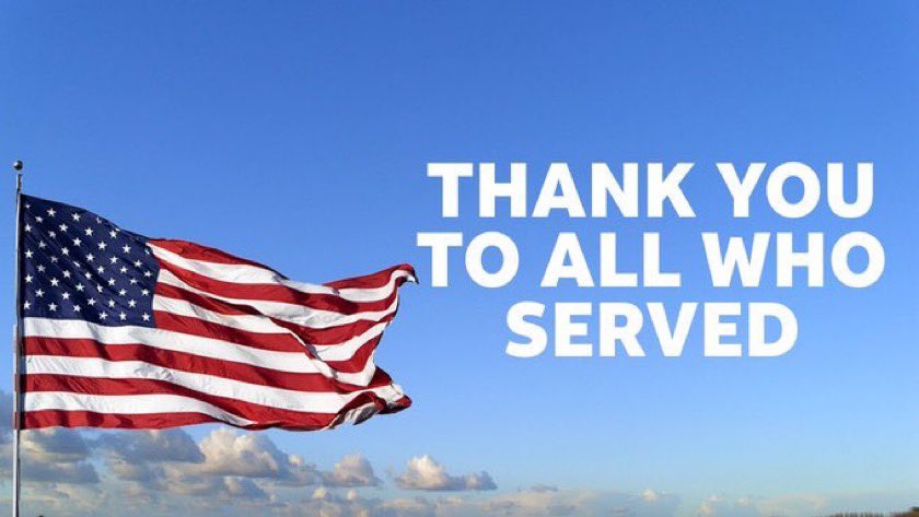Thanks to all of the women and men who served or are currently serving in the United States Armed Forces.