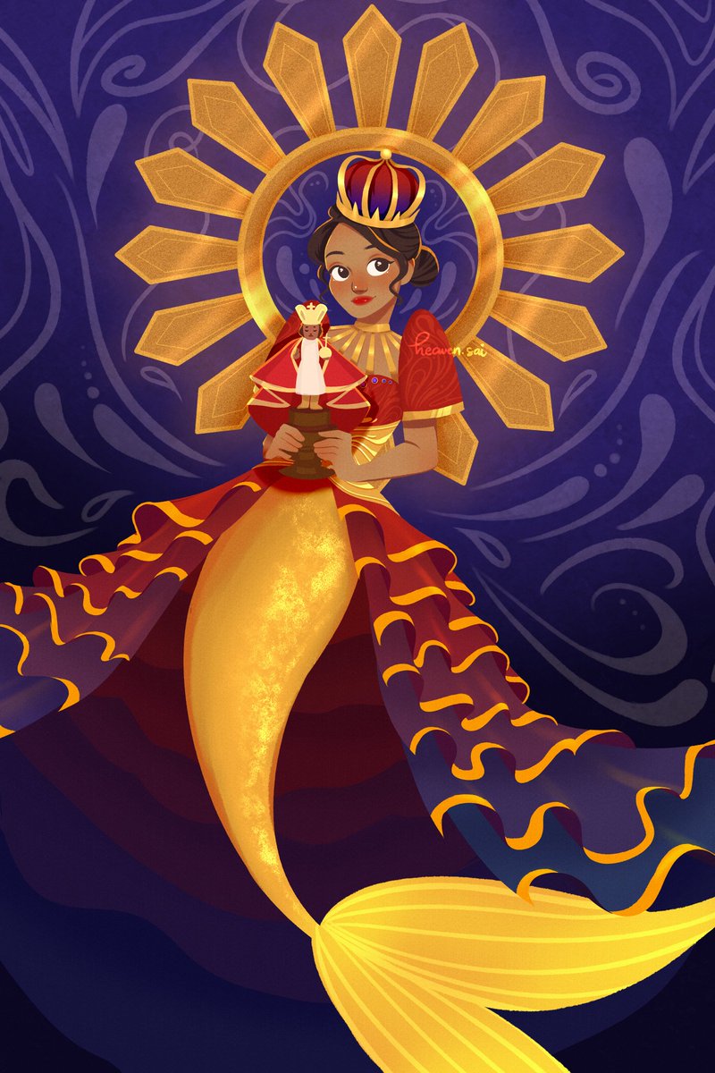 heavyhandedhex's tweet photo. Mermay Festival Queens!! 👑✨🧜‍♀️

Sinulog☀️, Panagbenga🌺 and MassKara🎭—just wanted to see them all together in one!! which is your favorite?

[#artph #mermay2020 #artchallenge #artistsontwitter #supportlocalartist] https://t.co/7b6QLjQcMW