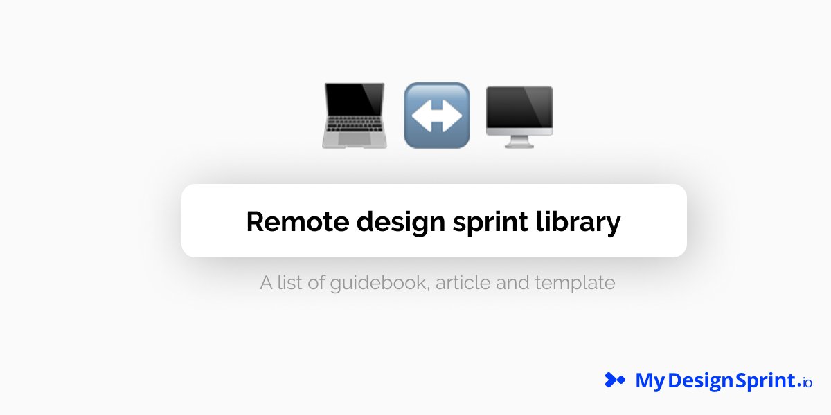 Find out this new article on the remote design sprint library 📚
buff.ly/36wUAVg

#innovation #DesignThinking #designsprint #remote