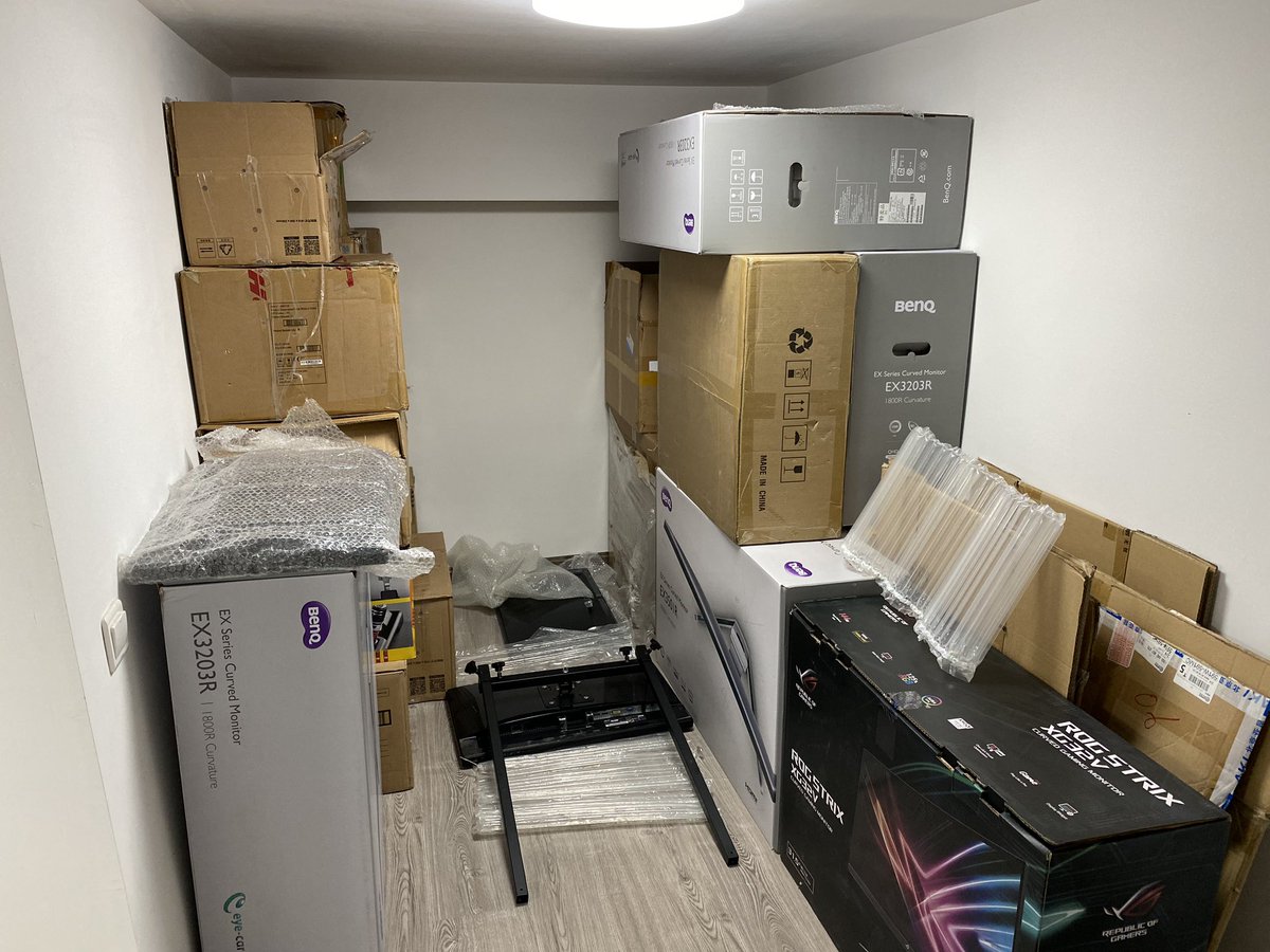 Still in the process of finishing the Simracing studio