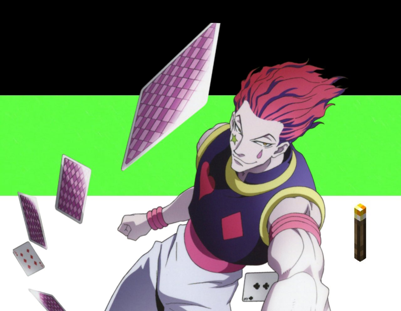 4. Hisoka Morow is a drug user! 