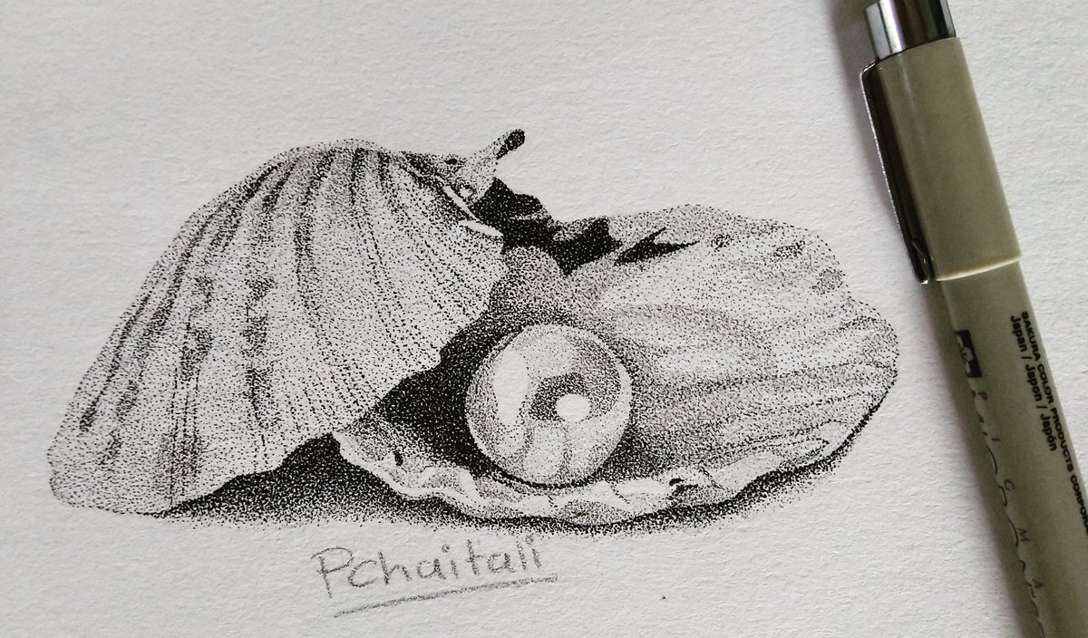 pchaitali711's tweet photo. Pearl in open shellsποΈ
.
.
#beach #shell #pearl #beachlife #beaches #beachvibes #pearls #bw #bnw #bwart #bnwart #art #artist #stippling #stipplingart #pointillism #shells #shelltattoo #shellsπ #shellpearl #beachshells https://t.co/Wl73iMQLMa