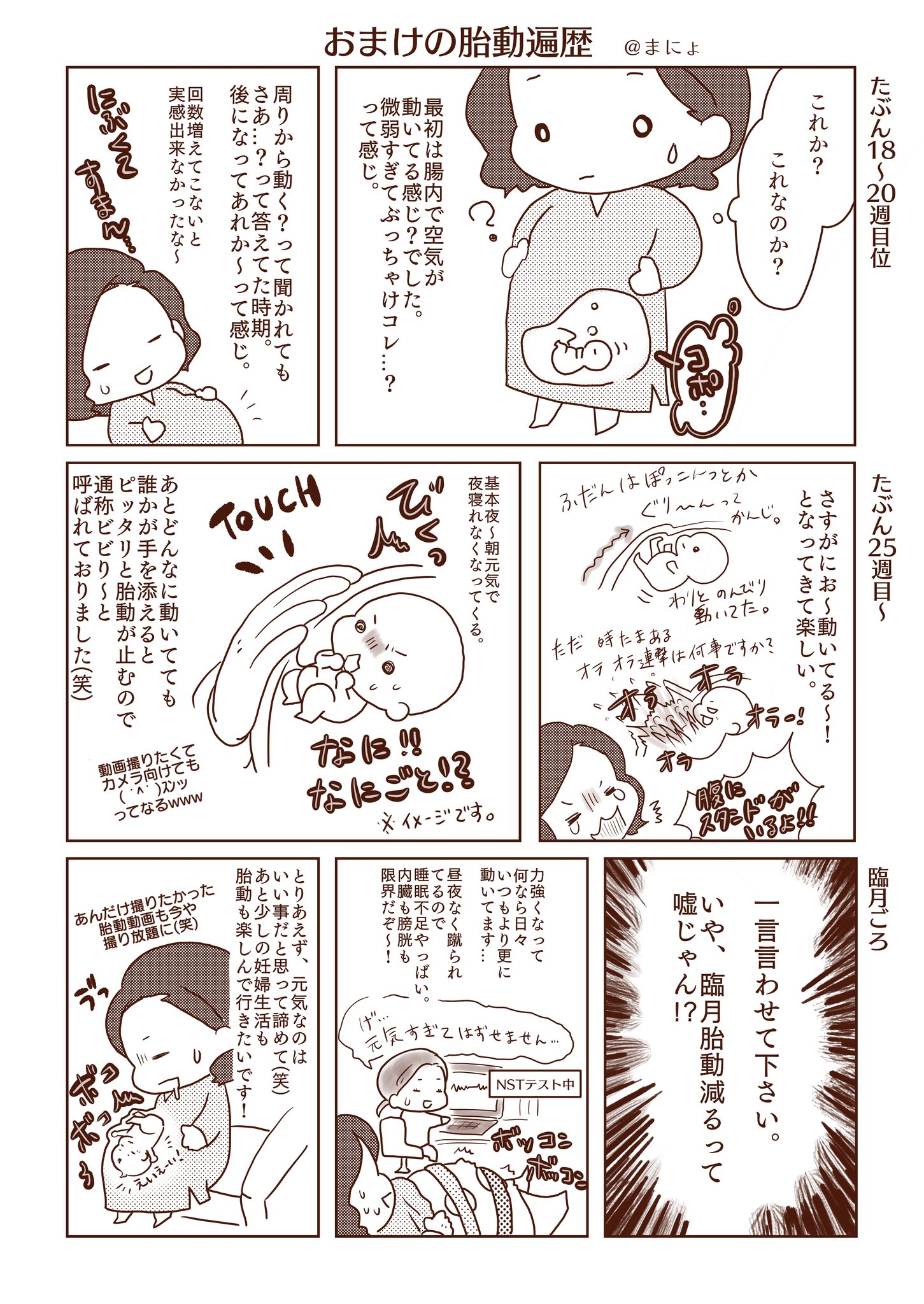 ねむ 2y5m 胎動でどんな子になるか想像して楽しんでます 外部刺激にビビりまくるので人見知りは激しそうな予感 笑 jun Baby 妊婦漫画 まにょ漫画コラム T Co P01uimlgbx Twitter