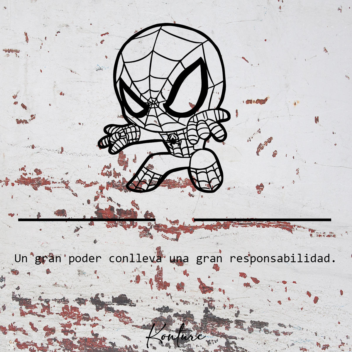 KontureShop's tweet photo. "Un gran poder conlleva una gran responsabilidad”🕸️🕷️
.
Diseños realizados con la técnica del Outline✨
.
¿A qué estas esperando? Pronto abriremos nuestra tienda online y podrás  ver mucho más!😍
#konture #kontureshop #shop #outline #lines #contorno #dibujo #beautifull  #cadiz # https://t.co/WMVgtiCbHb