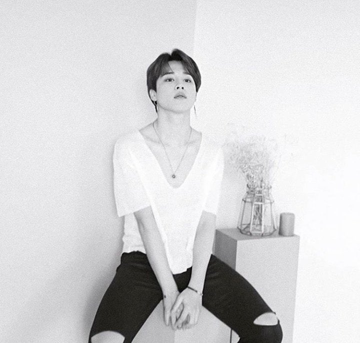 black and white jimin