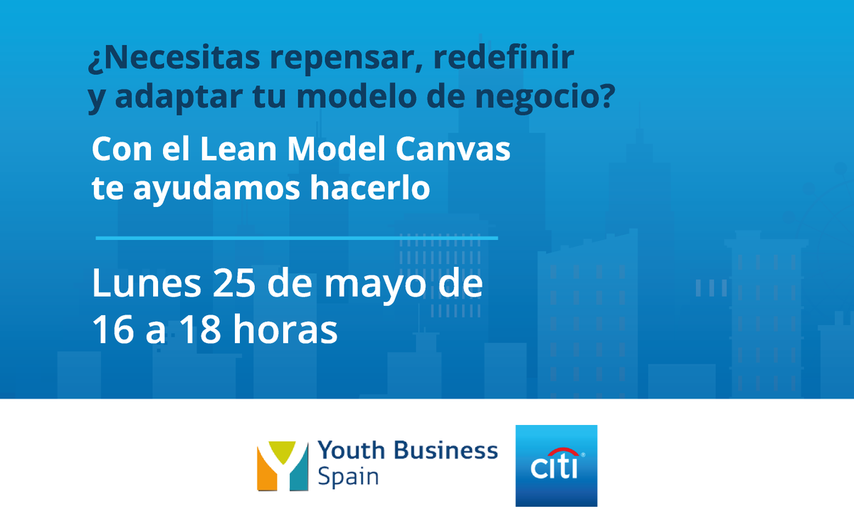 ybspain's tweet photo. ¿Preparados? Apúntate ya a nuestra formación Lean Model Canvas 🙌

🔹Hoy de 16 a 18 horas 🕘

➡️ https://t.co/gIwnLvQHSF

#BusinessModelCanvas #LeanModelCanvas #AdaptaTuNegocio

@Citi https://t.co/jDXH0yaq7U