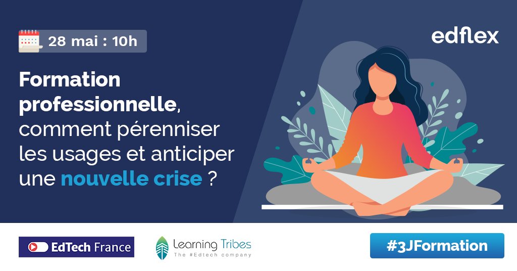 LearningTribes's tweet photo. 🔎 J-3 avant d'échanger avec @NilsRomier et @RemyChalle : découvrez les méthodes et les outils de #digitallearning qui ont fait leurs preuves durant le confinement ! Ce webinaire s'inscrit dans le cadre des #3JFormation, organisés par @edflex_fr👉 https://t.co/2qExjQPZb3 #formpro https://t.co/bHMTHvJhtN