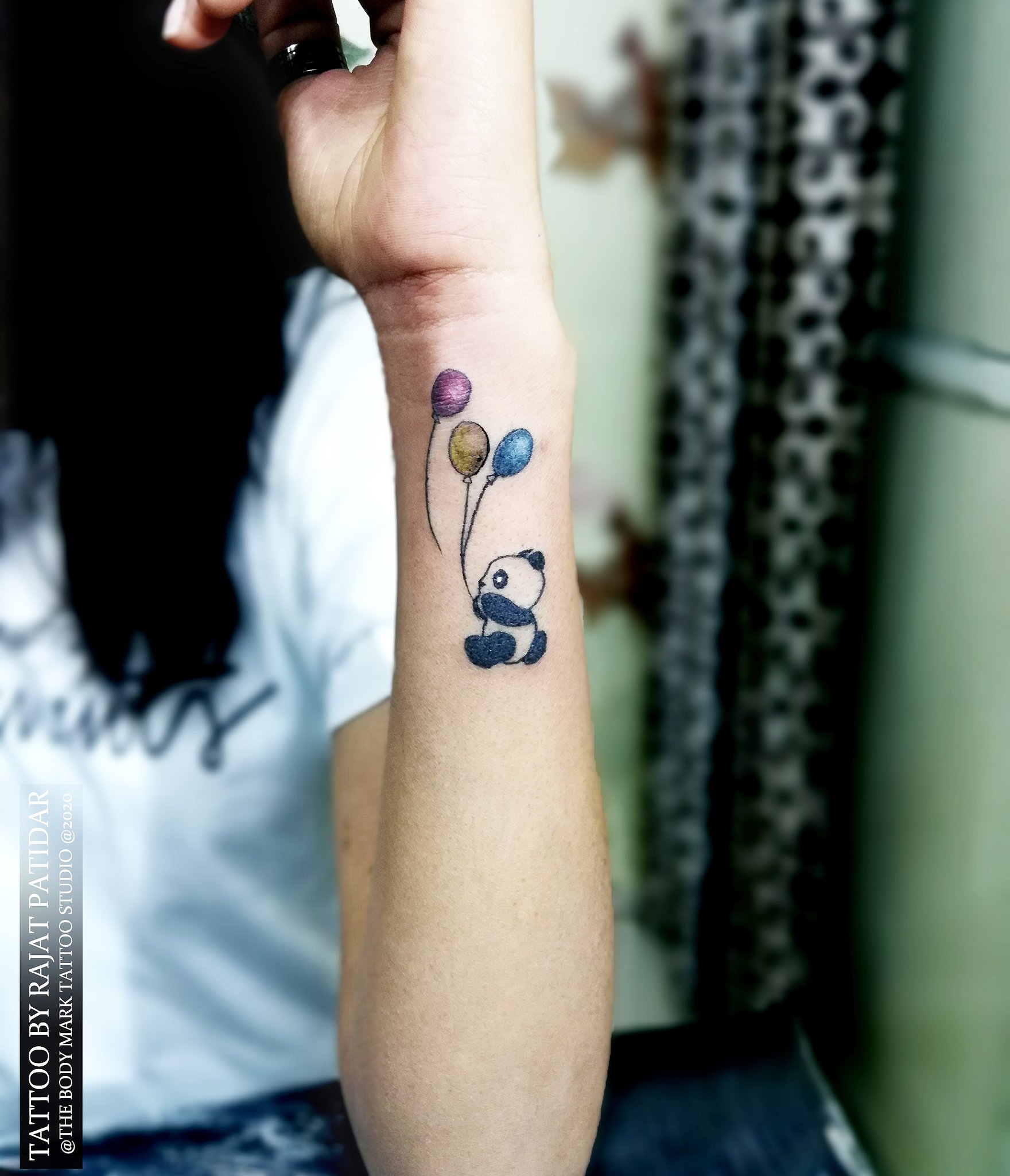 Cute Panda Temporary Tattoo Stickers Arm Wrist Body Art Waterproof Fake  Tattos New Design Animal Tatoos Flash Decals  Temporary Tattoos   AliExpress