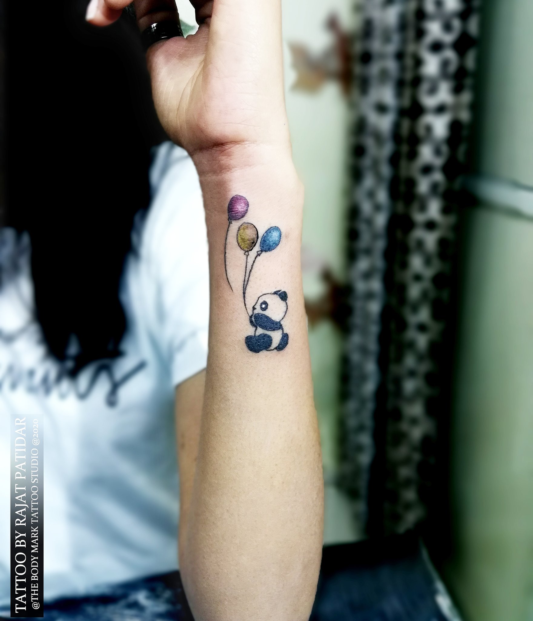 Cute Panda Temporary Tattoo Stickers Arm Wrist Body Art Waterproof Fake Tattos New Design Animal Tatoos Flash Decals Temporary Tattoos AliExpress