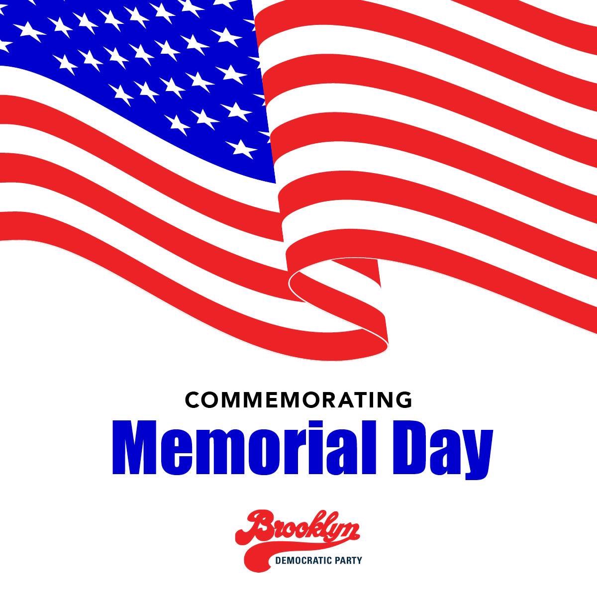bkdems's tweet photo. This #MemorialDay we honor and mourn the military personnel who have died while serving in the United States Armed Forces. #KCDCC wishes you all a safe and peaceful holiday. #BkDems https://t.co/v1E14Q5dBi