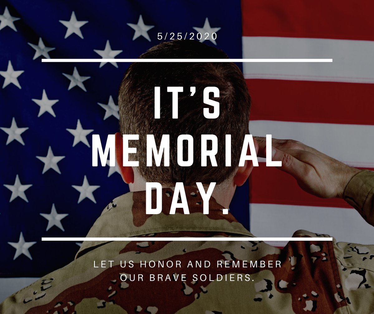 In memory of many, in honor of all, Thank You! Your bravery and service will never be forgotten!! Happy Memorial Day!! #traditionofexcellence #RCSDg2b