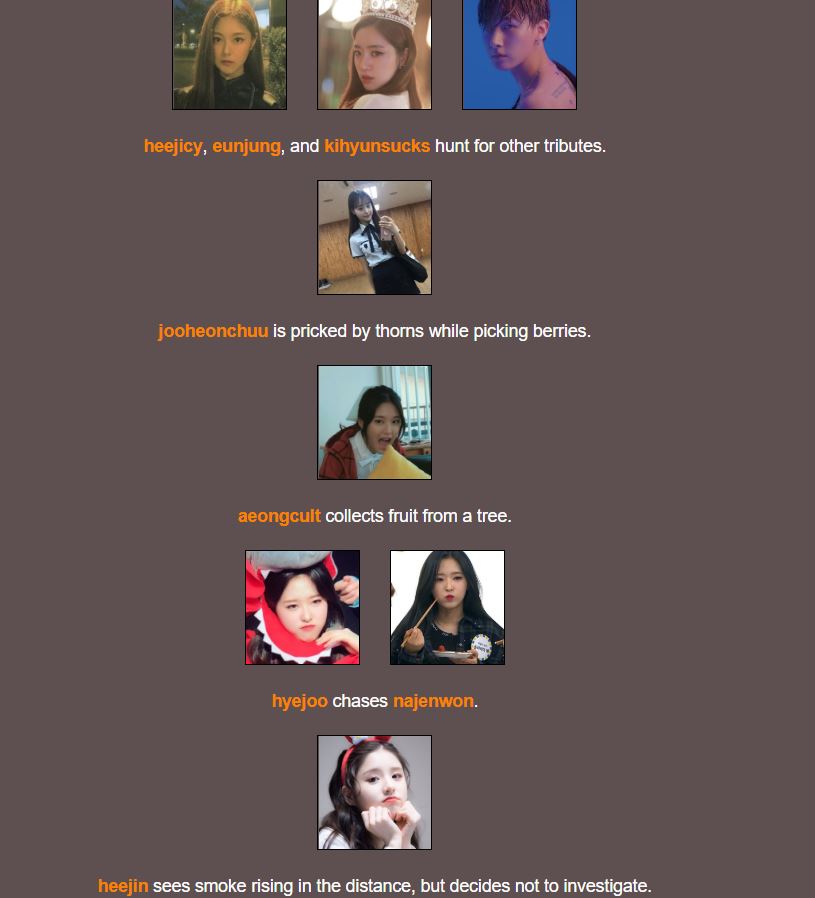 i am sorry this thread is broken bc of the new damn update. anyways day 3. spades getting revenge on choerry & nothing cool happening beside that