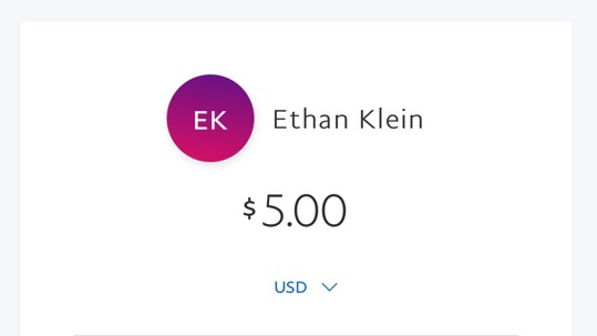 WARNING: If you receive a PayPal payment request from someone claiming to be Ethan Klein. DO NOT send them money. Anyone can open a PayPal Biz account & set the name to anything they want. It's even easier to create a gmail acct. spoofing Ethan's name. Here's how I know... /1  https://twitter.com/h3h3productions/status/1264632256338984960