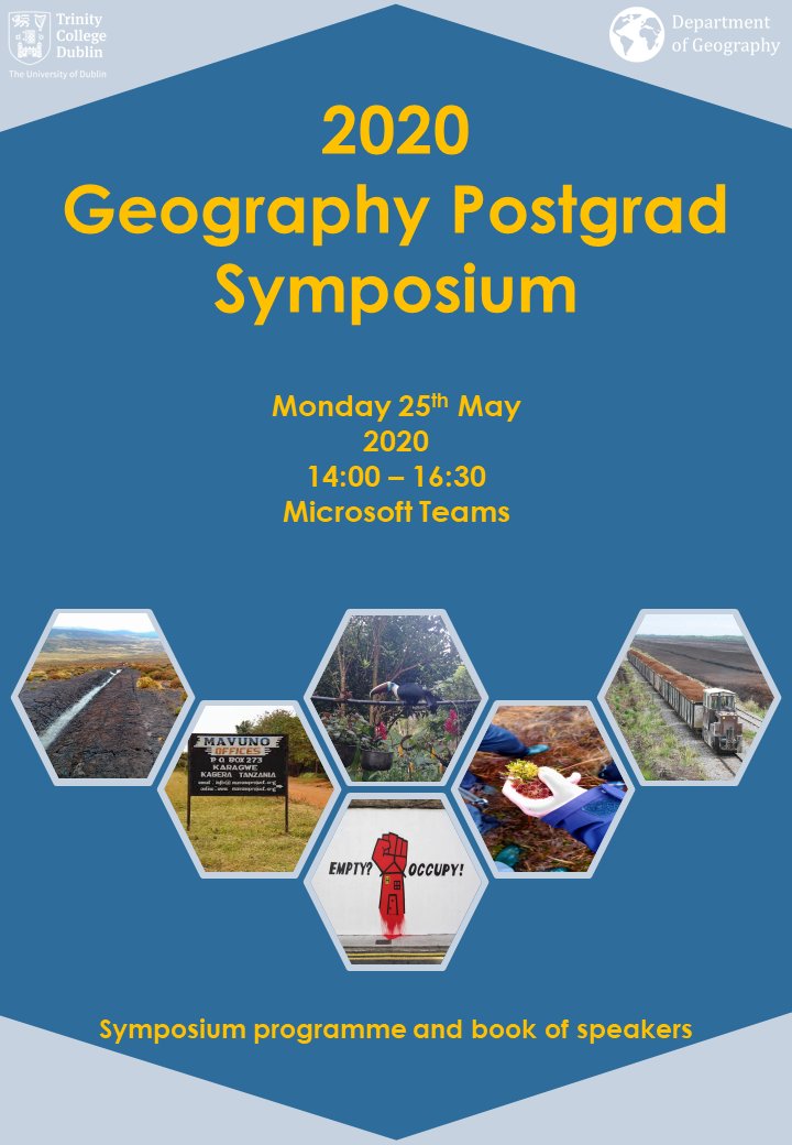 Our annual Postgraduate Symposium takes place shortly as a virtual event for the first time ever! We'll be tweeting highlights from the event throughout 
