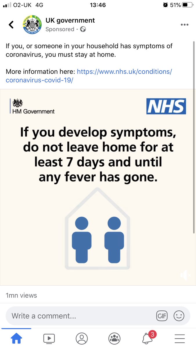 triandrunfaster's tweet photo. Thanks ⁦@GOVUK⁩ for clearing this up for me with your marketing campaign, so that’s definitely do not leave home if you have symptoms👍 https://t.co/CO7VOz1Le1