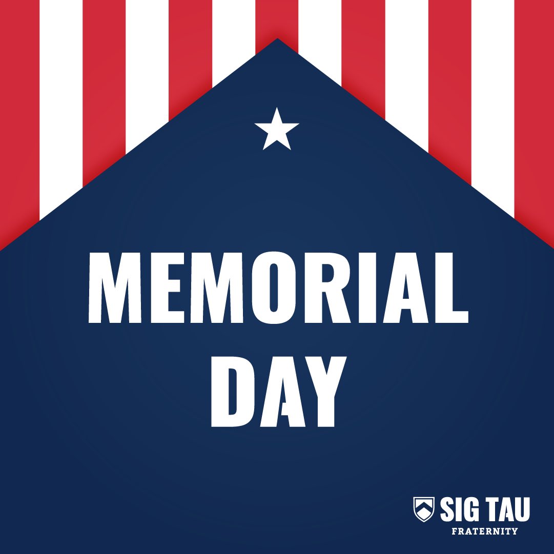 ALWAYS REMEMBER
Today, we reflect and honor those who made the ultimate sacrifice to protect this nation. #MemorialDay #SigTau100