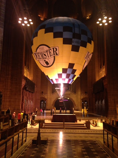 Inflataing a hot air balloon inside your cathedral, while liturgically innovative, does not strictly count.