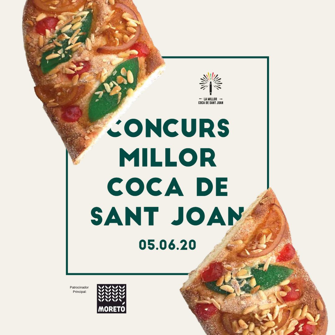 SrySraCake's tweet photo. @BCN_Comerc Aquest any tornem a convocar el concurs i cerquem de nou les millors coques de Sant Joan dels nostres forners,forneres,pastissers i pastisseres! https://t.co/PjnLvWszb9