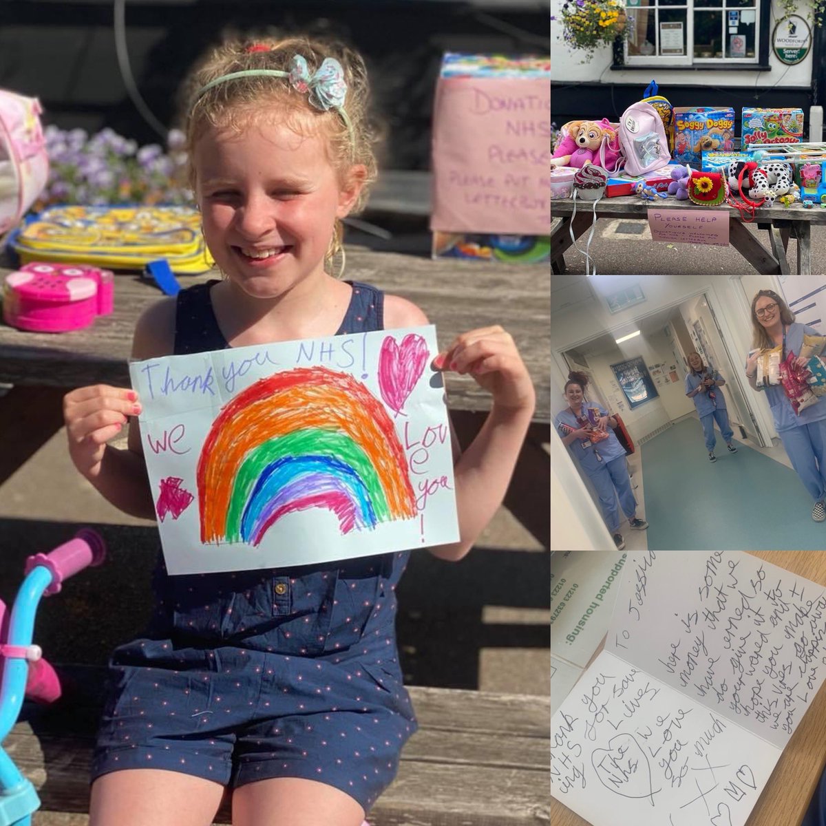 ChloeTaylorRMN's tweet photo. Can we please get this little hero some recognition. 

Olivia has been selling her old toys to buy snacks for her cousin and the rest of the team on Mulberry 3 to ensure we are well fuelled to do our job. 

We don’t deserve you, you little Angel. 

#TrueNHShero #Thankyou https://t.co/MzU1pPeAJa