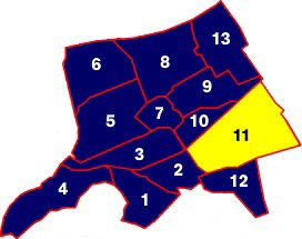 10. Kersenboogerd-Zuid- Part of the ghettoboogerd so still bad but kind of trying to become better- Still lots of robberies here- Got kicked from my bike by a drunk Dutch man here once, so yeah :x- health centrums for mentally disturbed people, mostly complaints about them