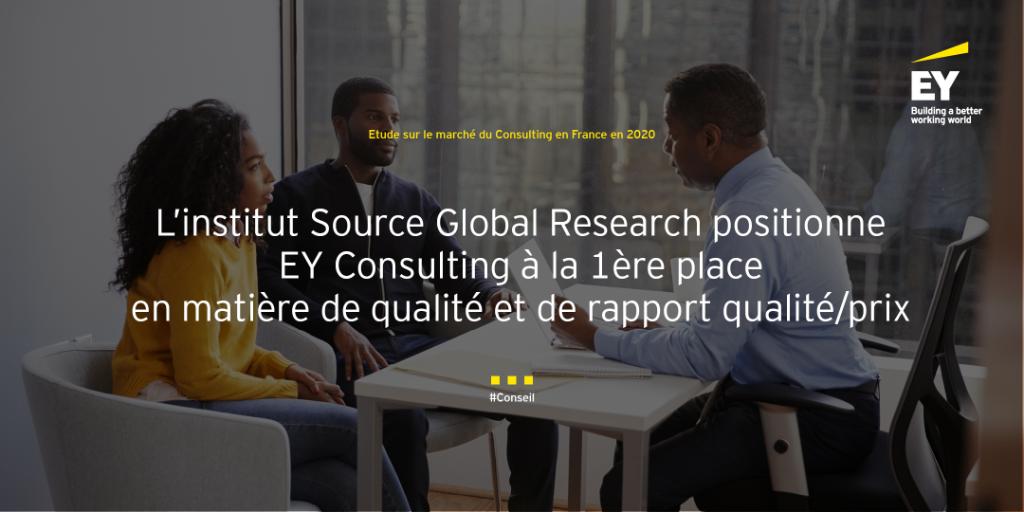 EYFrance's tweet photo. L’institut Source Global Research positionne EY Consulting à la première place en matière de qualité et de rapport qualité/prix sur le marché français du #conseil en 2020 ! 🥇 Plus d’informations : https://t.co/r6GhX9abTF
#TransformativeAge #Consulting #TransfoNum https://t.co/HM360g3owW