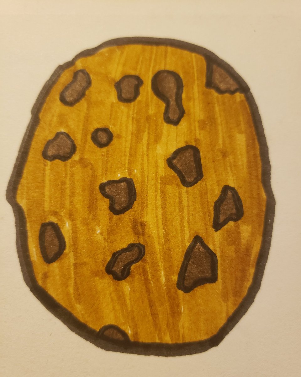 Chocolate chunks! Thanks, <a href="/ImmaculataOCSB/">Immaculata High School</a>  student @medha_khry for this May 22nd #ocsbDailyDoodle! #ocsbArtsMonth @MasterGOCSB2