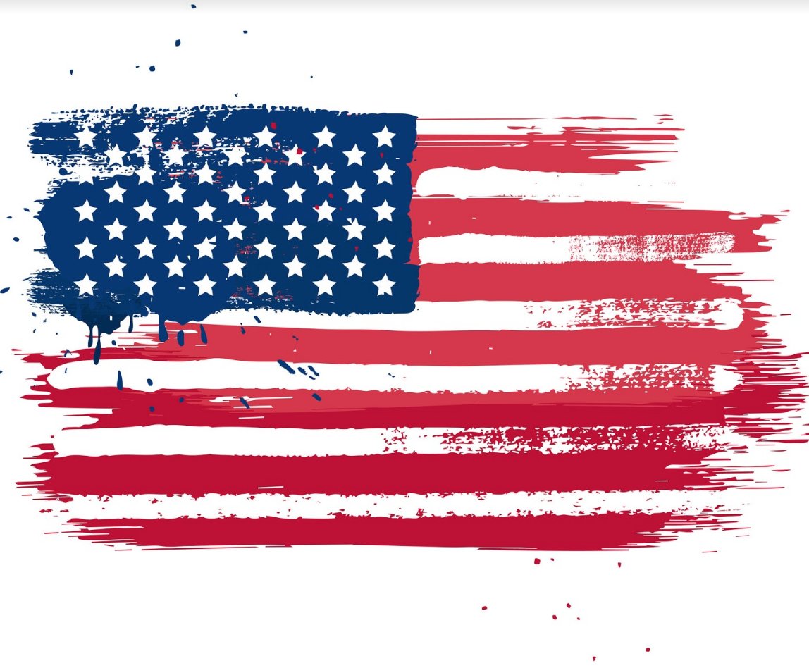 Флаги в стиле США