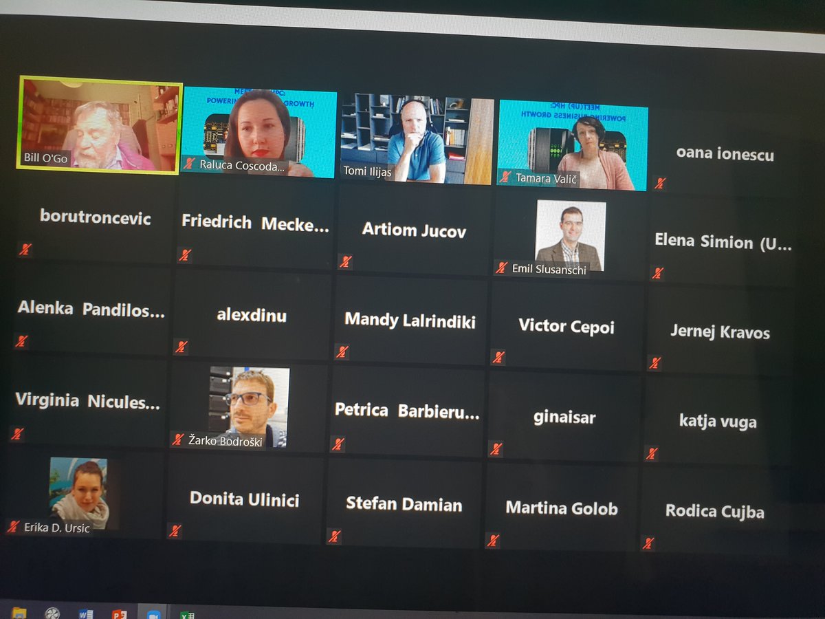 sme_hpc's tweet image. The Meet(up)HPC: powering business growth had a great start! Thank you for the good vibe and insightful discussions. #sme #hpc #sme_hpc #webinar