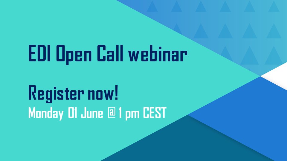edincubator (@edincubator) on Twitter photo Eager to know <a href="/edincubator/">edincubator</a> a little better? Join our webinar on 01 June at 1pm CEST to discover all the benefits of joining the programme! 💯
Hear from EDI's team members, startups #Aindo & #Bettair & data provider #JOTInternetMedia!
Register now: f6s.com/ediopencall202… Eager to know <a href="/edincubator/">edincubator</a> a little better? Join our webinar on 01 June at 1pm CEST to discover all the benefits of joining the programme! 💯
Hear from EDI's team members, startups #Aindo & #Bettair & data provider #JOTInternetMedia!
Register now: f6s.com/ediopencall202…