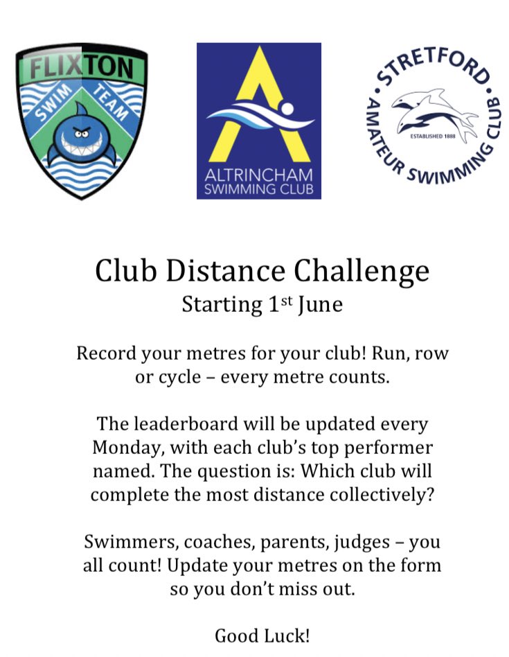 Starting a week today - game on <a href="/FlixtonSwimTeam/">Flixton Swim Team</a> <a href="/StretfordASC/">Stretford ASC 🐝</a>