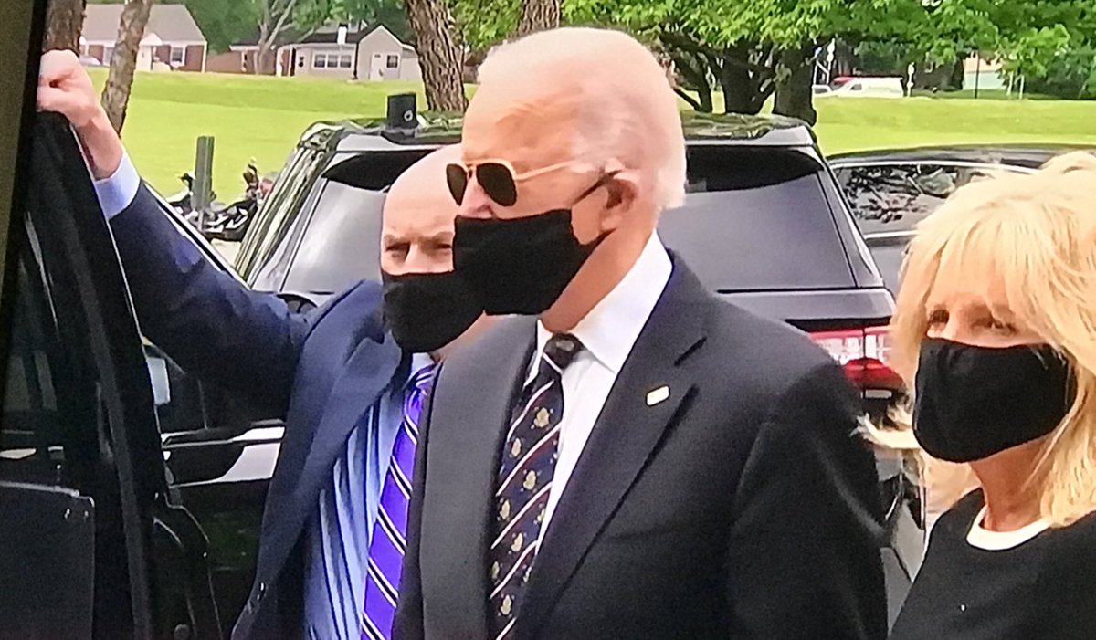Kelly O Donnell On Twitter Joe Biden Out In Public For First Time Since Early March And With A Full Secret Service Detail As Presumptive Nominee Previous Secret Service Protection Ended When He