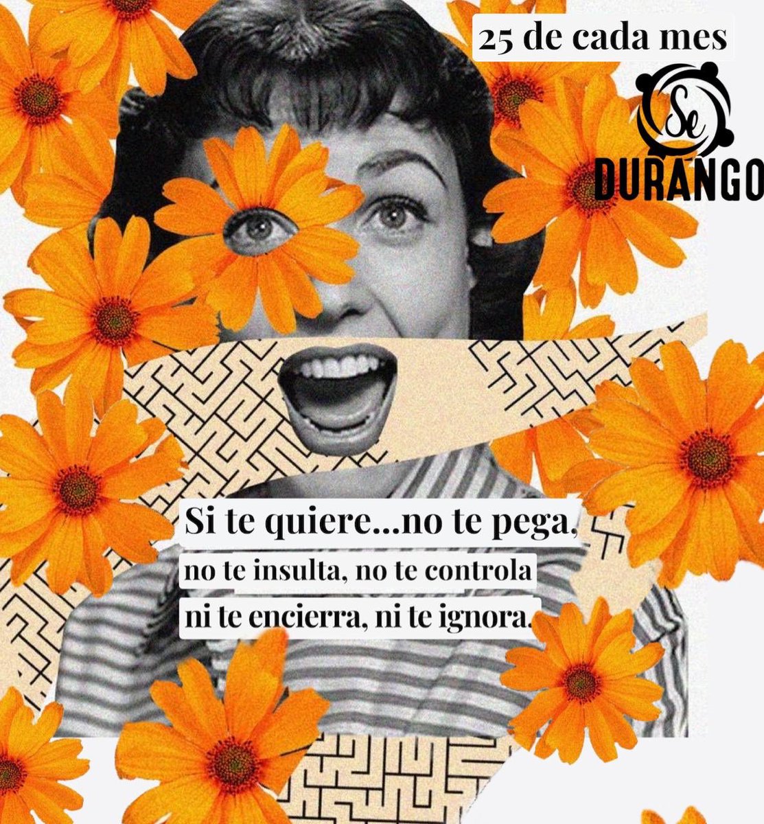 sedurango2017's tweet photo. Nació otra pandemia en la sombra, la violencia hacía las mujeres y las niñas dentro de sus hogares, que en estos tiempos de COVID-19 nuestro empeño no sea solo sobrevivir a este, si no renacer con mujeres fuertes que sean el centro mismo de la recuperación.#díanaranja#25decadames https://t.co/lsd0m2N858
