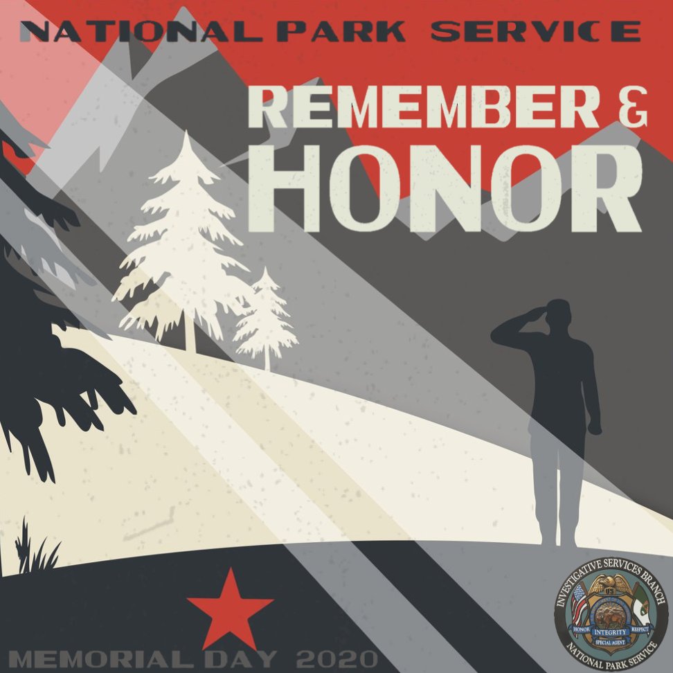 #MemorialDay is a time of remembrance for those who lost their lives while serving in the US military. We hope you spend some time learning about, or revisiting, the incredible stories held in perpetuity within our national parks at nps.gov/subjects/npsce… 
#NPS #FindYourPark