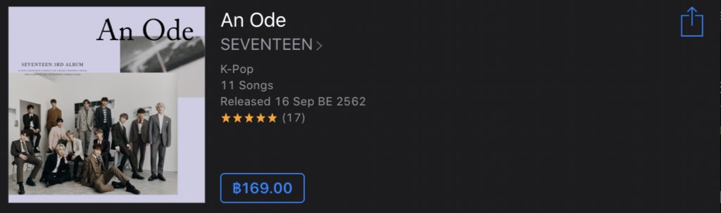 yiingmie's tweet photo. 🥕5 years with Seventeen🥕

เนื่องในโอกาสที่ SEVENTEEN เดบิวครบรอบ 5 ปี 
📌เราก็จะมาแจกบั้ม An Ode จาก iTunes 1 คน ค้าาาาา

💎รีทวีต+เป็นกะรัต💎
สุ่ม 26/5/2020 เวลา 22.00 น.
#ตลาดนัดสวนแครอท 
#SEVENTEEN5th_Anniversary 
#SEVENTEEN_5TH_ANNIVERSARY 
#우리의청춘_세븐틴_5주년_축하해 https://t.co/ARFa2ZFTVi