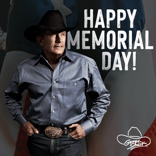 GeorgeStrait's tweet photo. I hope everyone had a great Memorial Day weekend. Please remember to honor our heroes who paid the ultimate sacrifice and their families with a prayer and a toast so they know we’ll never forget what they’ve done for us. God bless them and the USA. - gs https://t.co/v9idSZEuAi