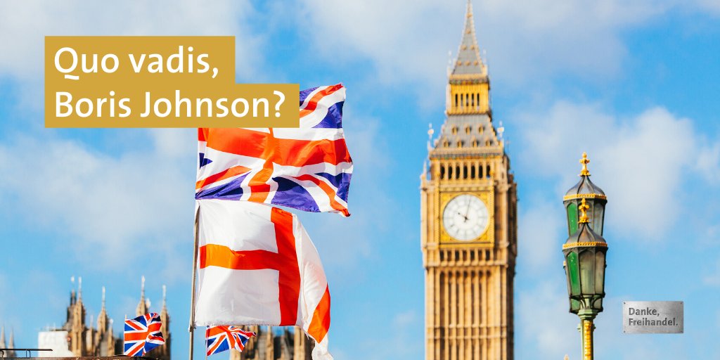 Ein #NoDealBrexit wird wahrscheinlicher. Premier #Johnson, bisher gegen eine Verlängerung der Übergangsphase, hat die Wahl: Nutzt er #Corona als Vorwand für die Verlängerung oder versucht er, mit den wirtschaftlichen Schäden der #Pandemie die Schäden des #Brexit zu überdecken?