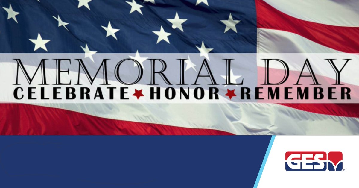 GESOfficial's tweet photo. This #MemorialDay, we remember the men and women who have given their lives in service to our country. #ThankYou #Veterans https://t.co/ro6oTfQscR