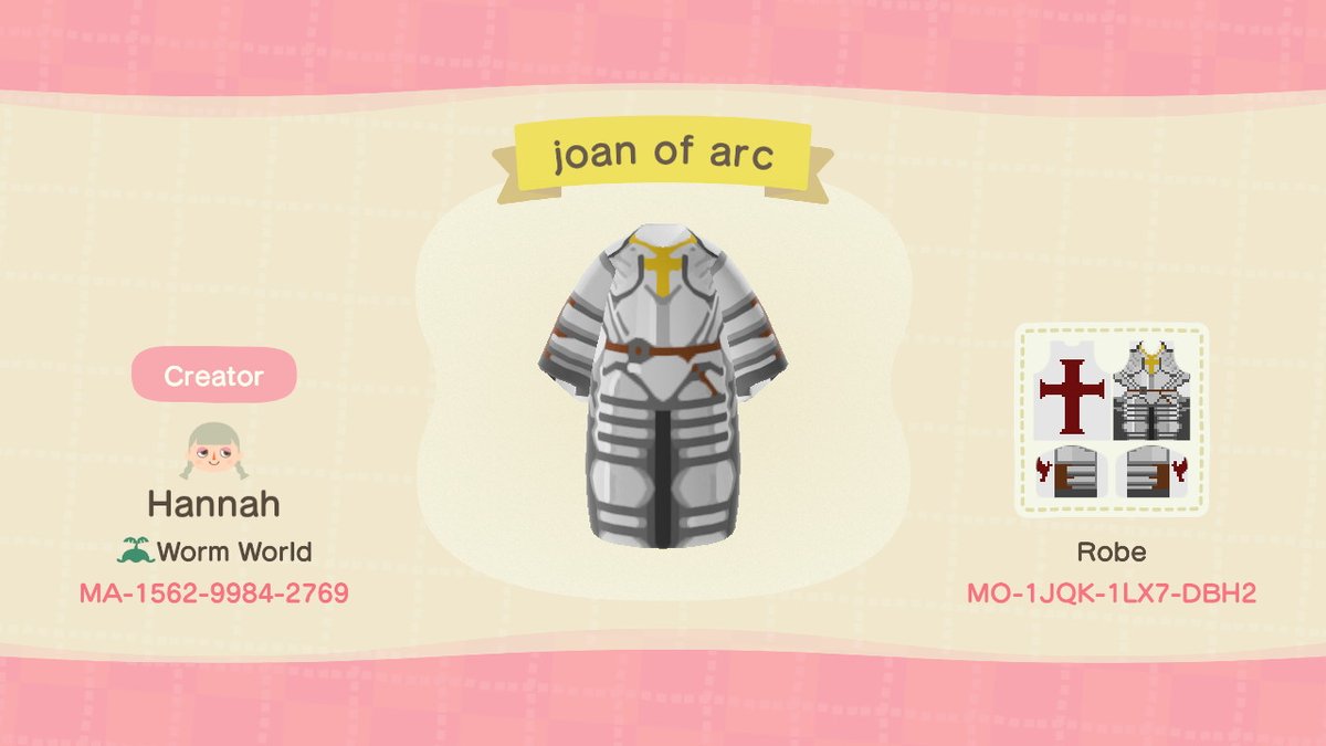 hchokanson1's tweet photo. Joan of arc                    #AnimalCrossing #ACNH #NintendoSwitch https://t.co/kvpFbbpg3i