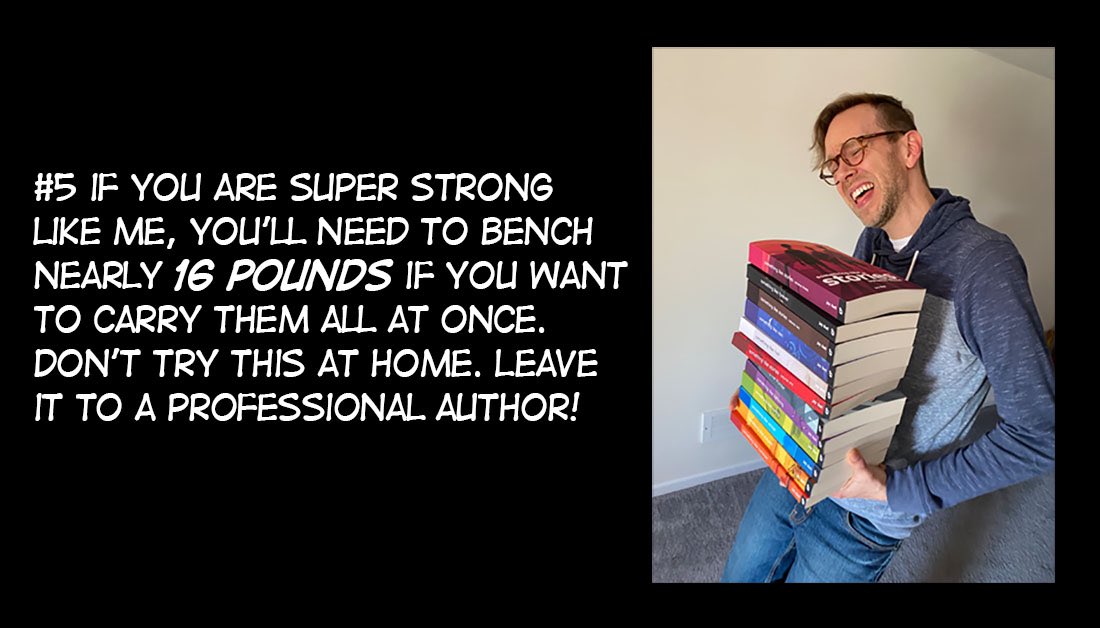 JayBellBooks's tweet photo. Fun fact: I used my stunning personal physique as the inspiration for Tim Wyman’s body. Too obvious? Everyone guessed that already, didn’t they? 💪 https://t.co/f41nQoenJf