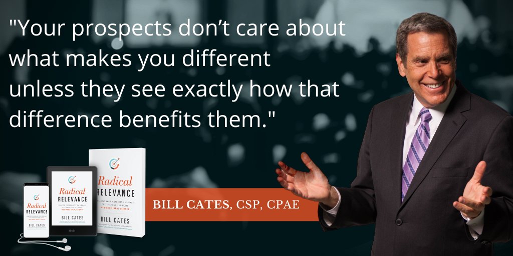 Bill_Cates's tweet photo. If you’re not sure what sets you apart, try talking to some of your clients. You might learn a lot more than you expect. #radicalrelevance https://t.co/5NiZtWocJU https://t.co/YFAvmdon2w